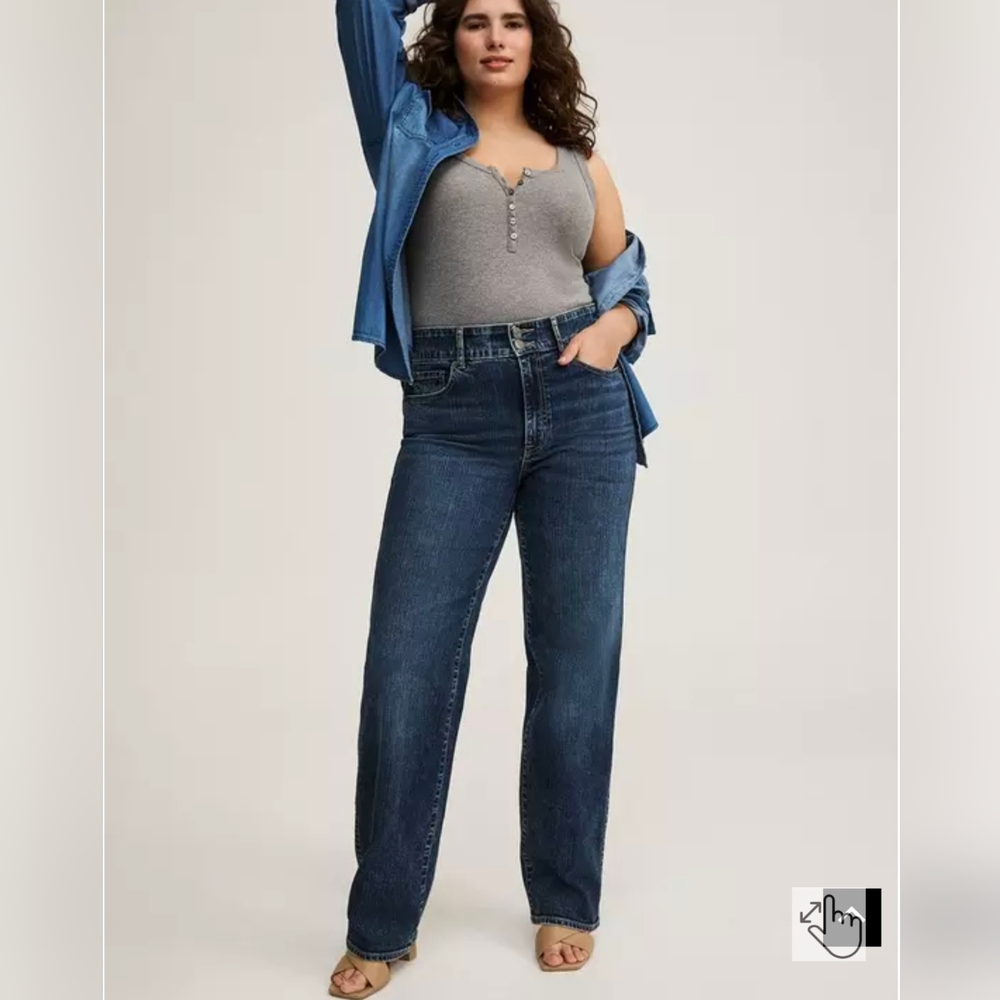 Torrid High-Rise 90s Straight Jean Size 12R